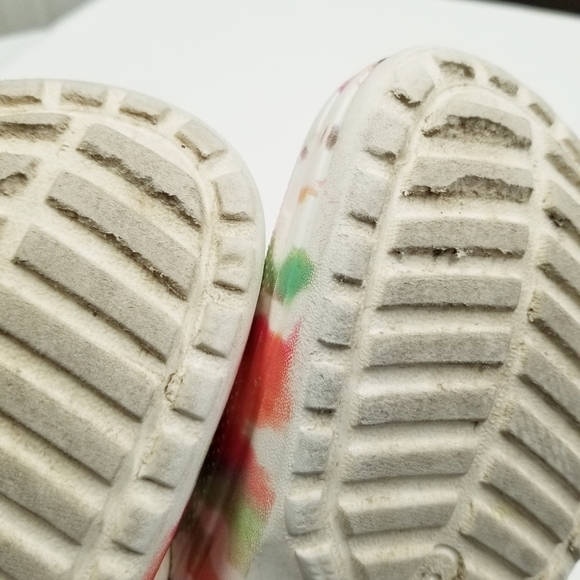 Crocs lined tie dye slip on clogs child's 12 - Picture 6 of 8